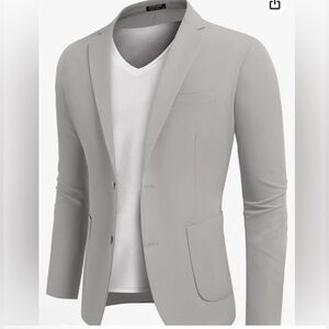 COOFANDY Men’s Gray Blazer Size Large New without tags